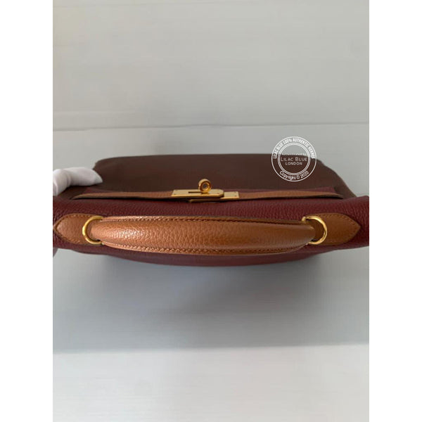 Hermès Kelly 32cm Tri Colour Clemence GHW - Vintage