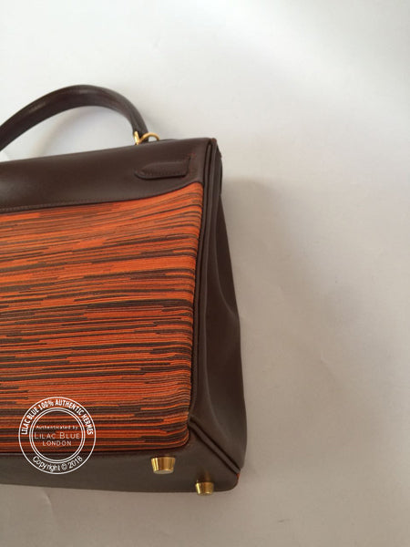 Hermès Kelly 32cm Kelly Vibrato GHW - Preloved