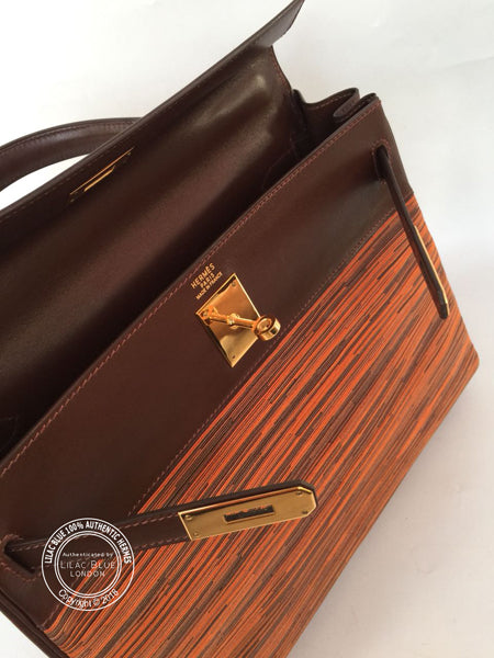 Hermès Kelly 32cm Kelly Vibrato GHW - Preloved