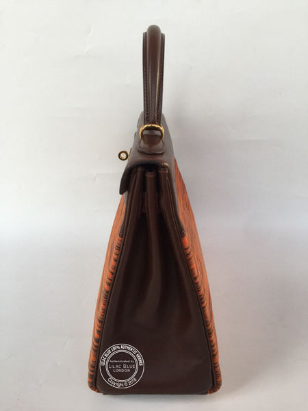 Hermès Kelly 32cm Kelly Vibrato GHW - Preloved