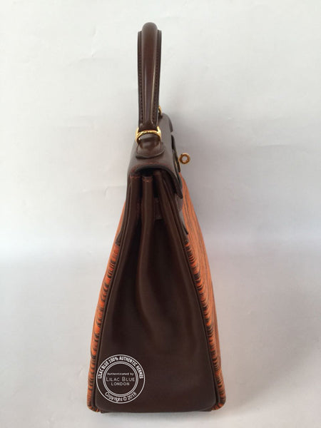 Hermès Kelly 32cm Kelly Vibrato GHW - Preloved