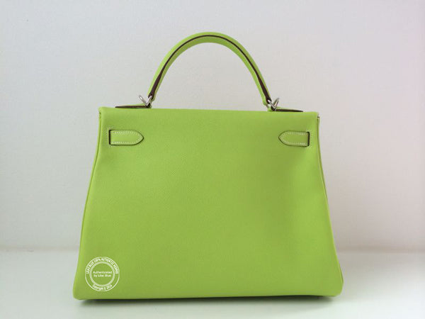Hermès Kelly 32cm Kiwi & Lichen Candy Epsom PHW