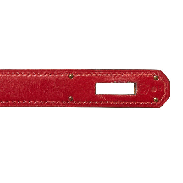 Hermès Kelly 32cm Red Box GHW - Vintage