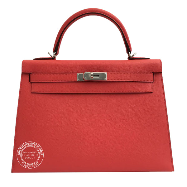 Hermès Kelly 32cm Rose Jaipur Epsom PHW