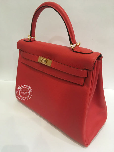 32cm Rouge Tomate Kelly. Evercolour, Gold