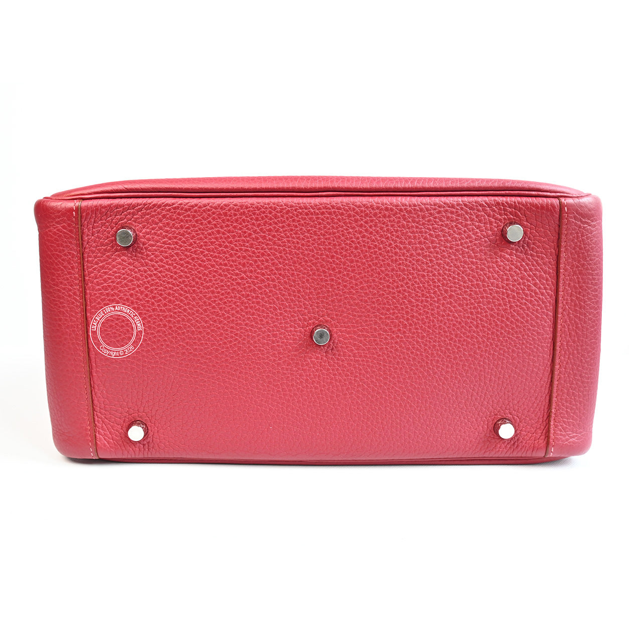 Hermès Lindy 34 Rouge Grenat Clemence PHW - Preloved