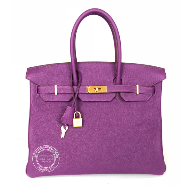 Hermès Birkin 35cm Anemone Togo GHW