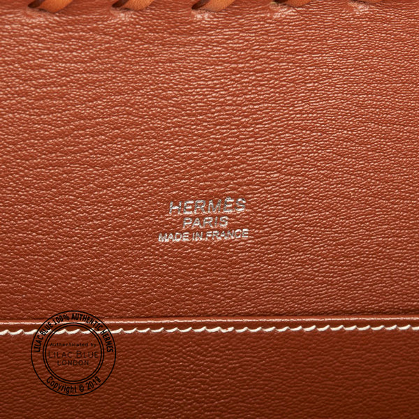 Hermès Kelly 35cm Natural Picnic Barenia/Osier PHW - Preloved