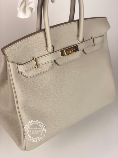 Hermès Birkin 30cm Beton Togo GHW