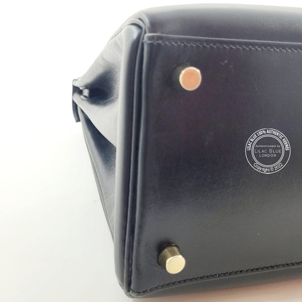 Hermès Kelly 35cm Black Box GHW - Preloved