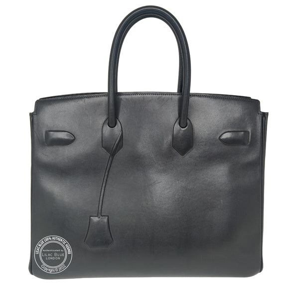 Hermès Birkin 35cm Black Shadow Swift - Preloved