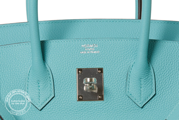 Hermès Birkin 35cm Bleu Atoll Togo PHW
