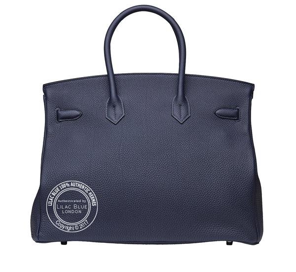 Hermès Birkin 35cm Bleu Nuit Togo PHW