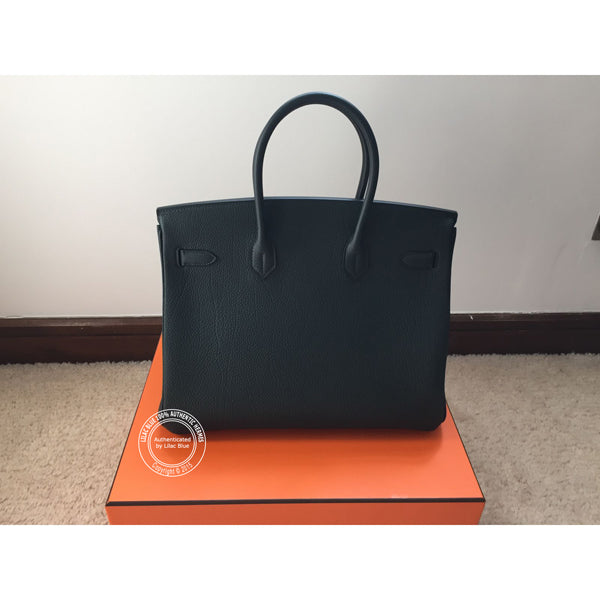 Hermès Birkin 35cm Bleu Ocean Togo PHW