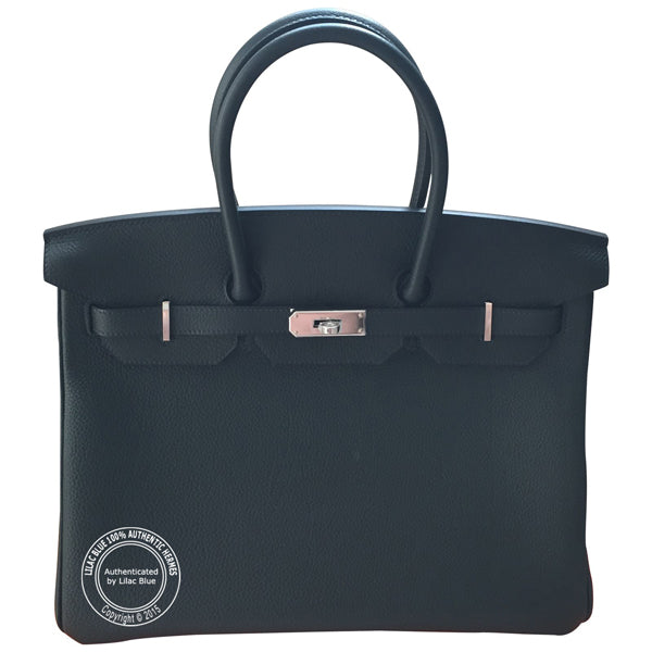 Hermès Birkin 35cm Bleu Ocean Togo PHW
