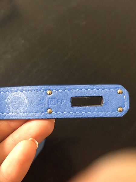 Hermes Birkin 35cm Bleu Paradis Clemence PHW