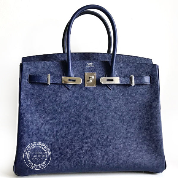 Hermès Birkin 35cm Bleu Saphir Epsom PHW