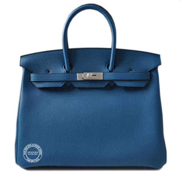 Hermès Birkin 35cm Bleu de Galice Togo PHW