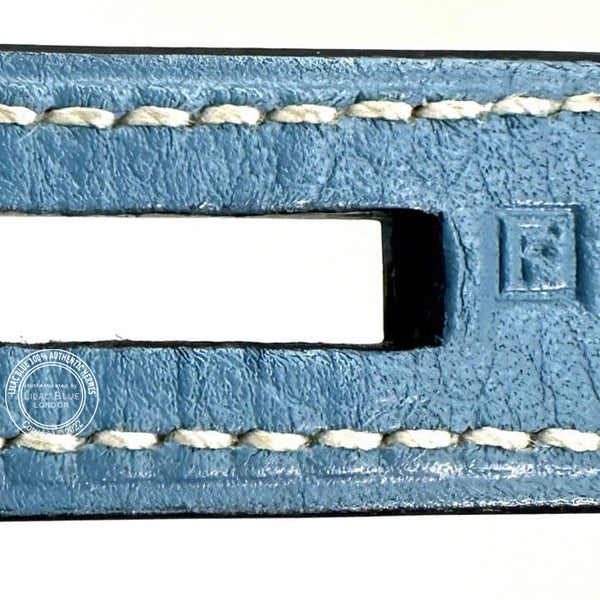 Hermès Birkin 35cm Blue Jean Clemence PHW - Preloved