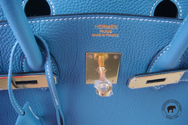 Hermes Birkin 35cm Blue Jean Togo GHW