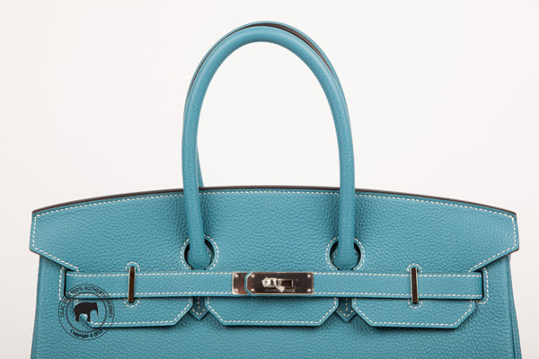 Hermes Birkin 35cm Blue Jean Togo PHW