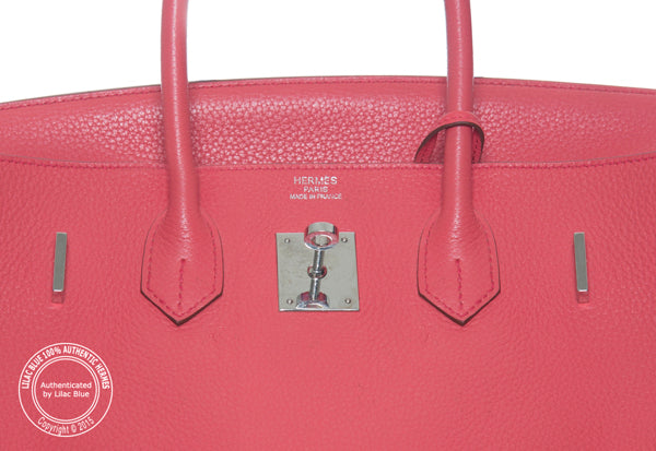 Hermès Birkin 35cm Bougainvillea Togo PHW - Preloved