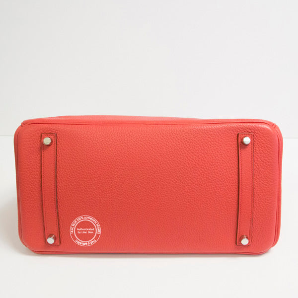 Hermès Birkin 35cm Bougainvillea TC PHW - Preloved