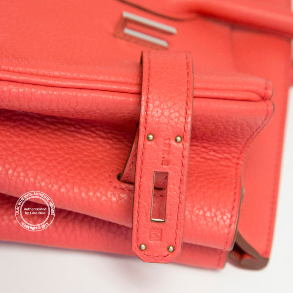 Hermès Birkin 35cm Bougainvillea TC PHW - Preloved