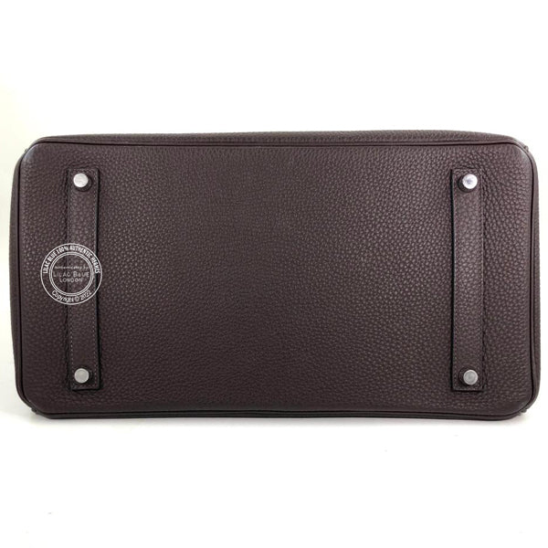 Hermès Birkin 35cm Chocolate Togo PHW - Preloved