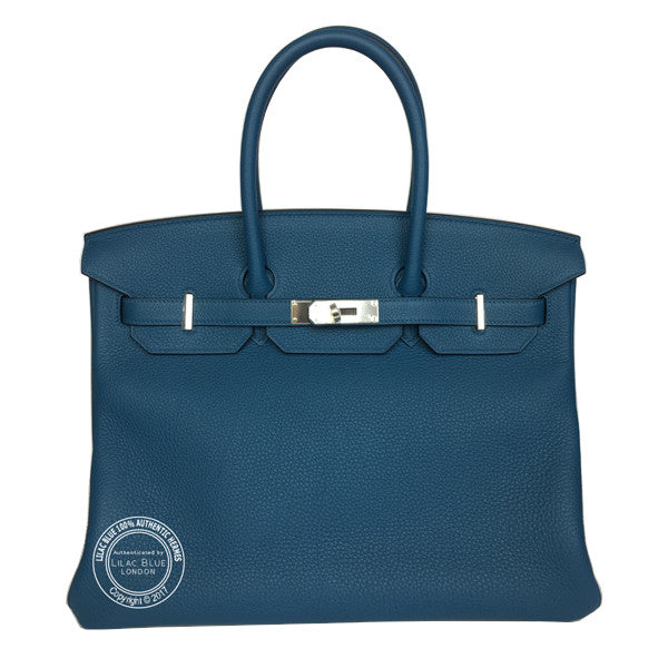 Hermès Birkin 35cm Cobalt Togo PHW