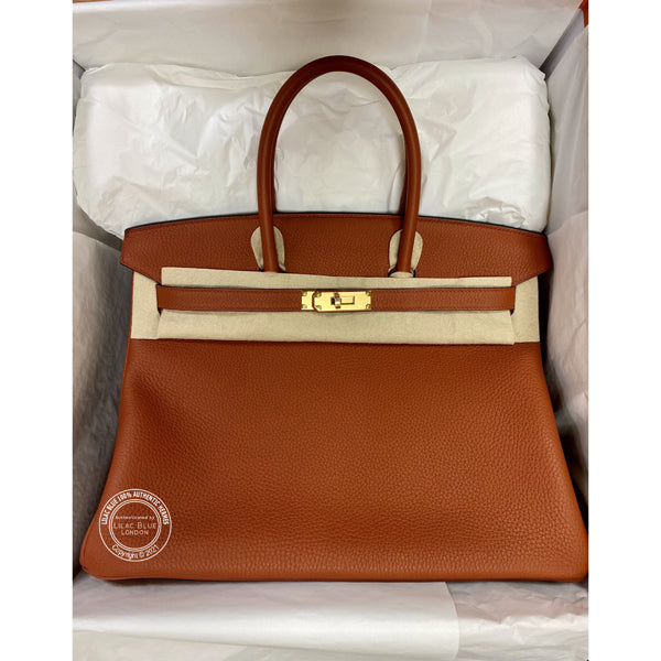 Hermès Birkin 35cm Cuivre Clemence GHW