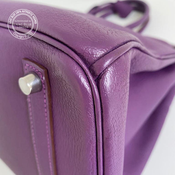 Hermès Birkin 35cm Cyclamen Chevre PHW - Preloved