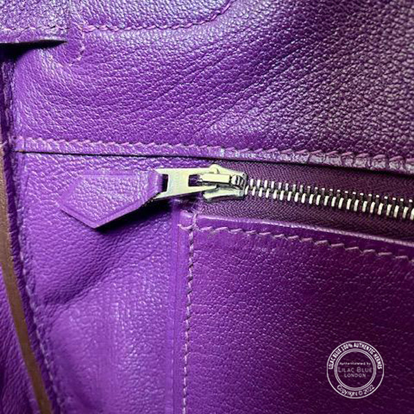 Hermès Birkin 35cm Cyclamen Chevre PHW - Preloved