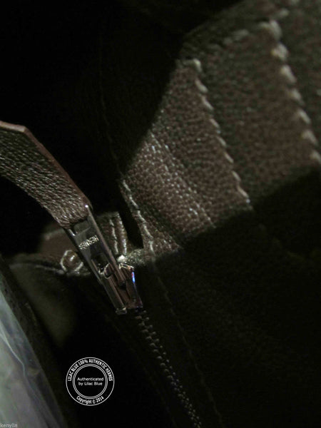 Hermès Birkin 35cm Elephant Grey Matte Alligator - Preloved