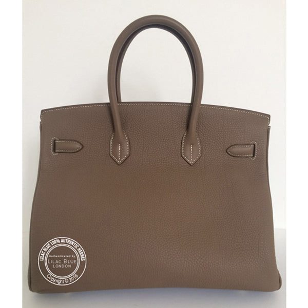 Hermès Birkin 35cm Etoupe Togo GHW