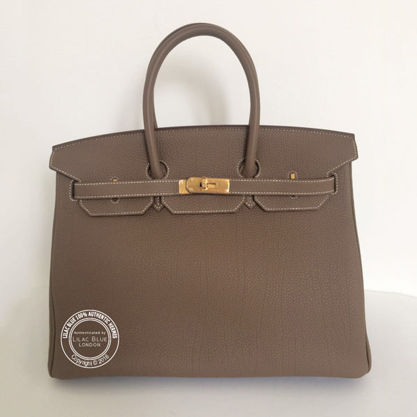 Hermès Birkin 35cm Etoupe Togo GHW