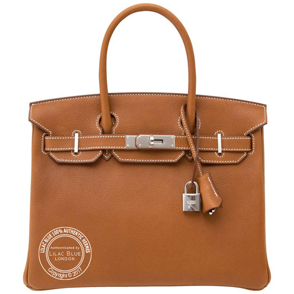 Hermes Birkin 30cm Fauve Barenia Faubourg PHW