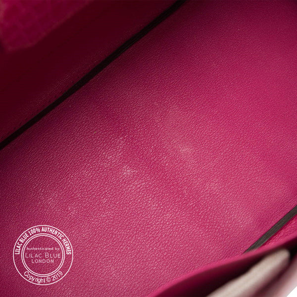 Hermès Birkin 35cm Fuschia Shiny Croc PHW