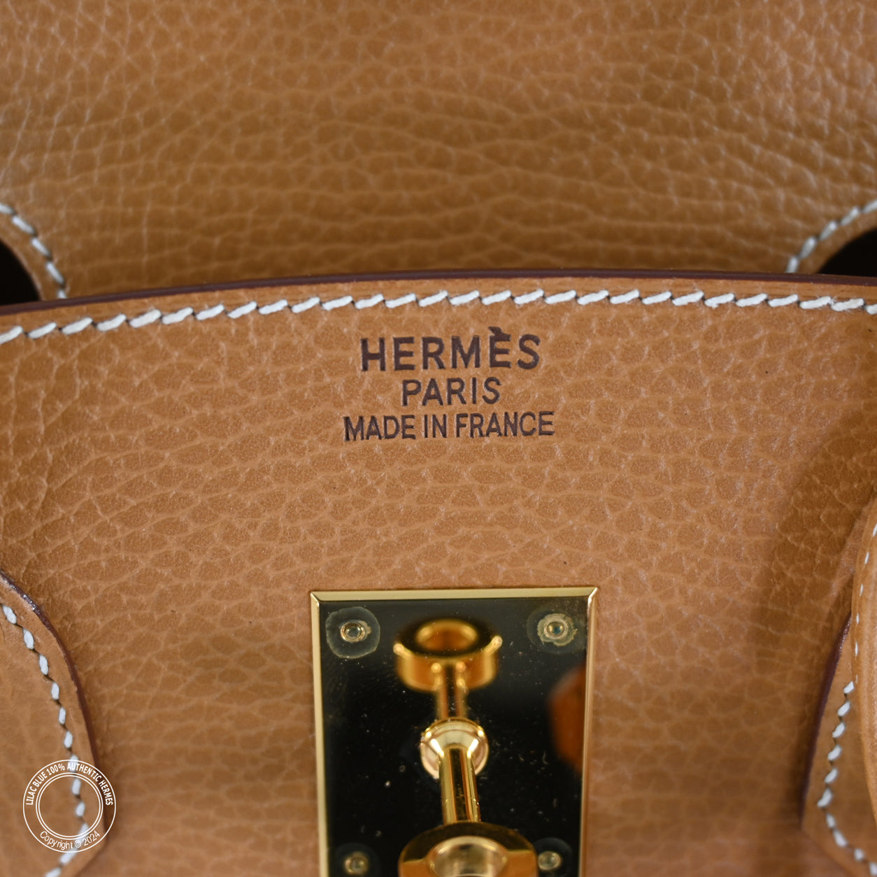 Hermès Birkin 35cm Gold Ardennes GHW - Preloved
