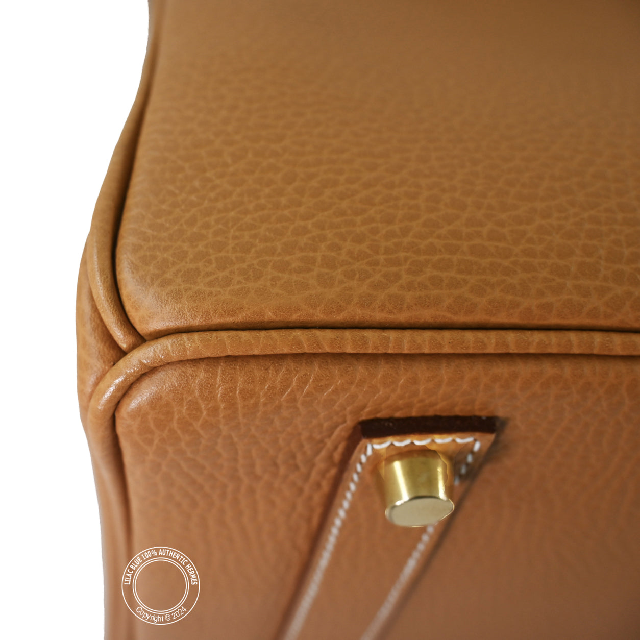 Hermès Birkin 35cm Gold Ardennes GHW - Preloved