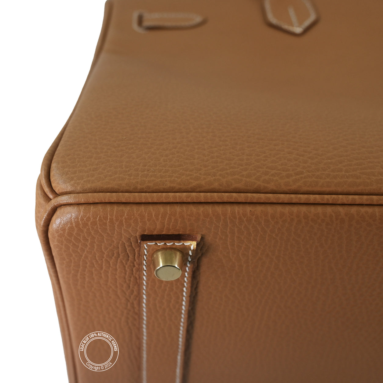 Hermès Birkin 35cm Gold Ardennes GHW - Preloved