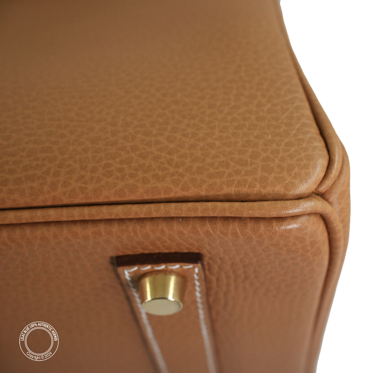 Hermès Birkin 35cm Gold Ardennes GHW - Preloved