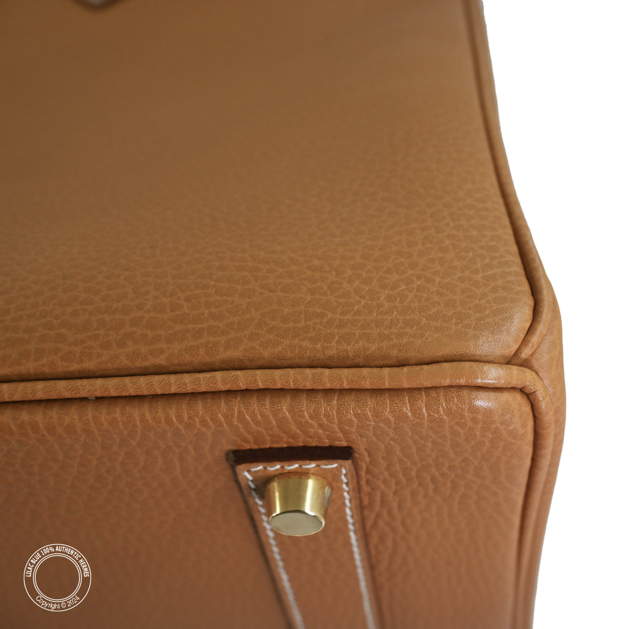 Hermès Birkin 35cm Gold Ardennes GHW - Preloved