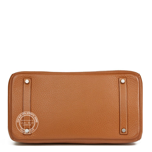 Hermès Birkin 35cm Gold Clemence PHW - Preloved