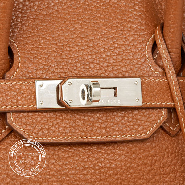 Hermès Birkin 35cm Gold Clemence PHW - Preloved