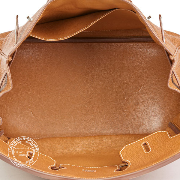 Hermès Birkin 35cm Gold Clemence PHW - Preloved
