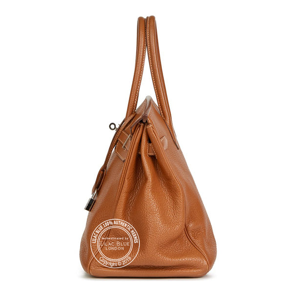 Hermès Birkin 35cm Gold Clemence PHW - Preloved