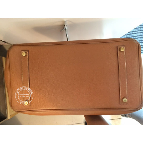 Hermès Birkin 35cm Gold Clemence GHW - Preloved