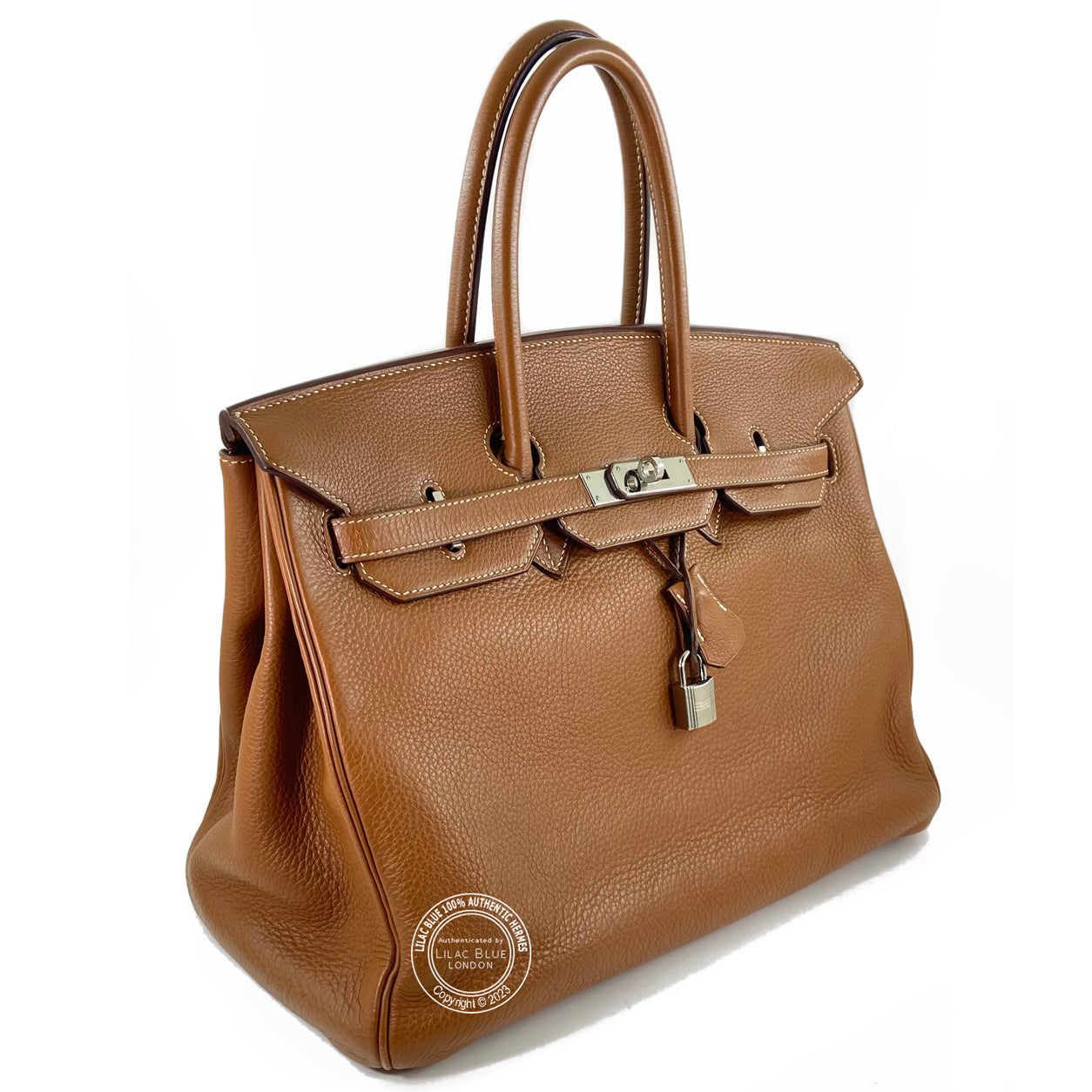 Hermès Birkin 35cm Gold Clemence PHW - Preloved