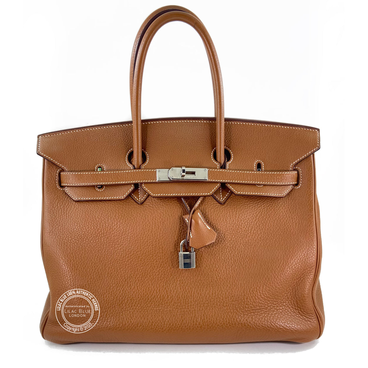 Hermès Birkin 35cm Gold Clemence PHW - Preloved